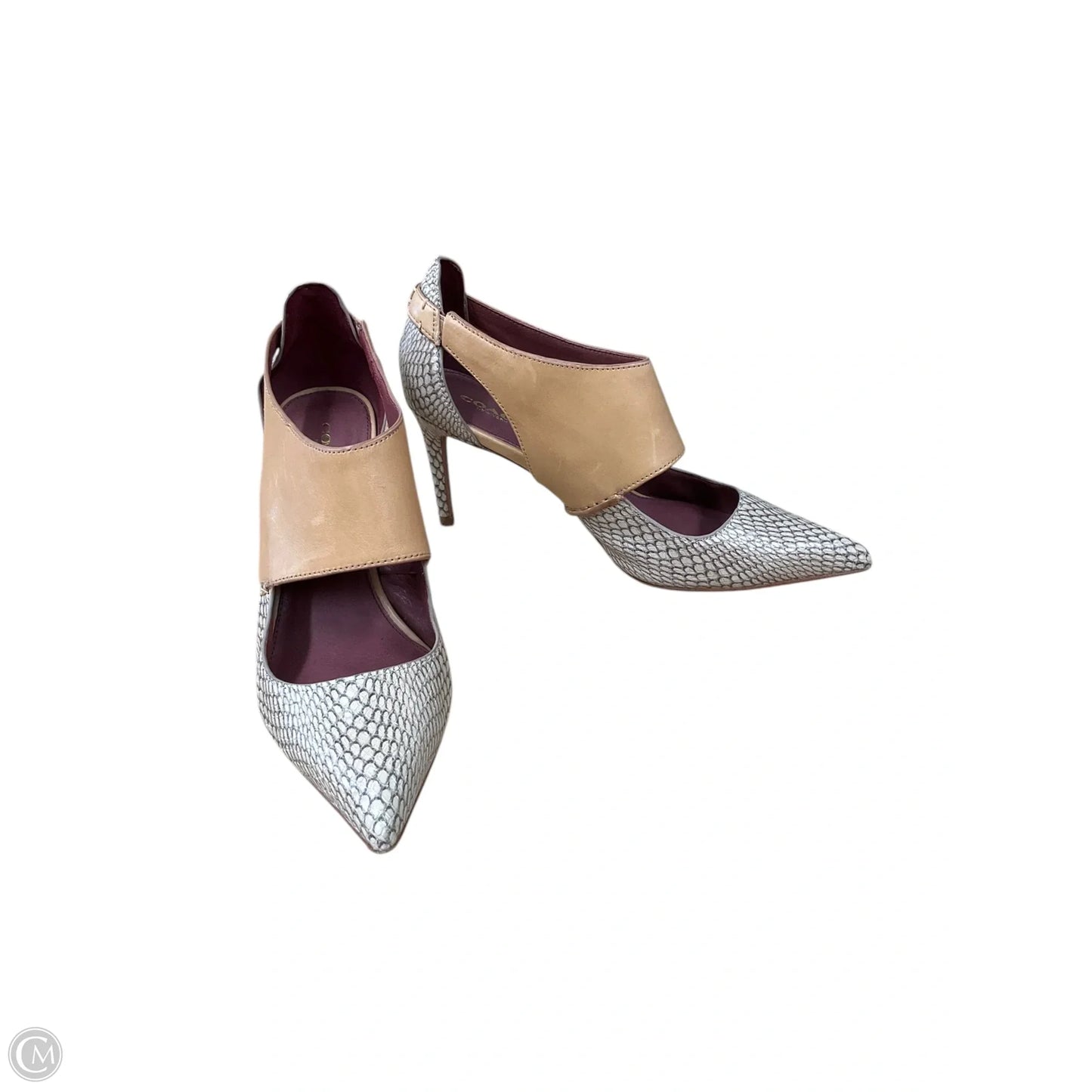 Shoes Designer By Coach In Tan, Size: 8