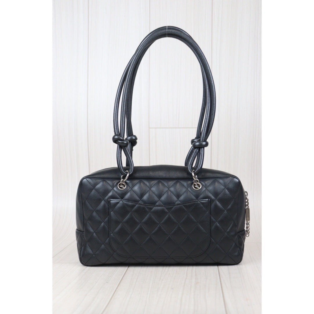 Rank AB ｜ CHANEL Cambon Line Bowling Bag Made In 2004～2005 Year｜23100608