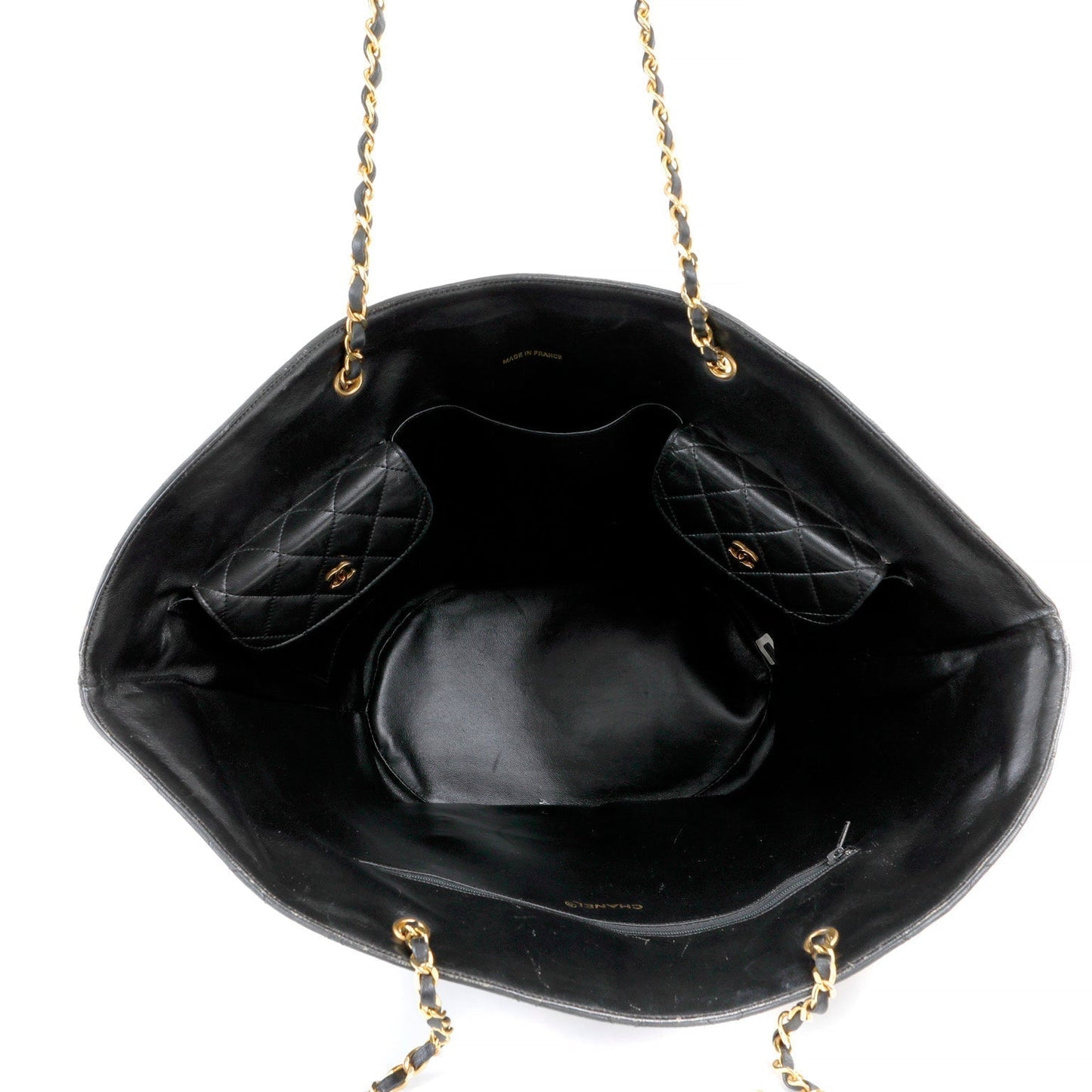 Chanel Vintage Quilted Day Tote w/ Gold Hardware