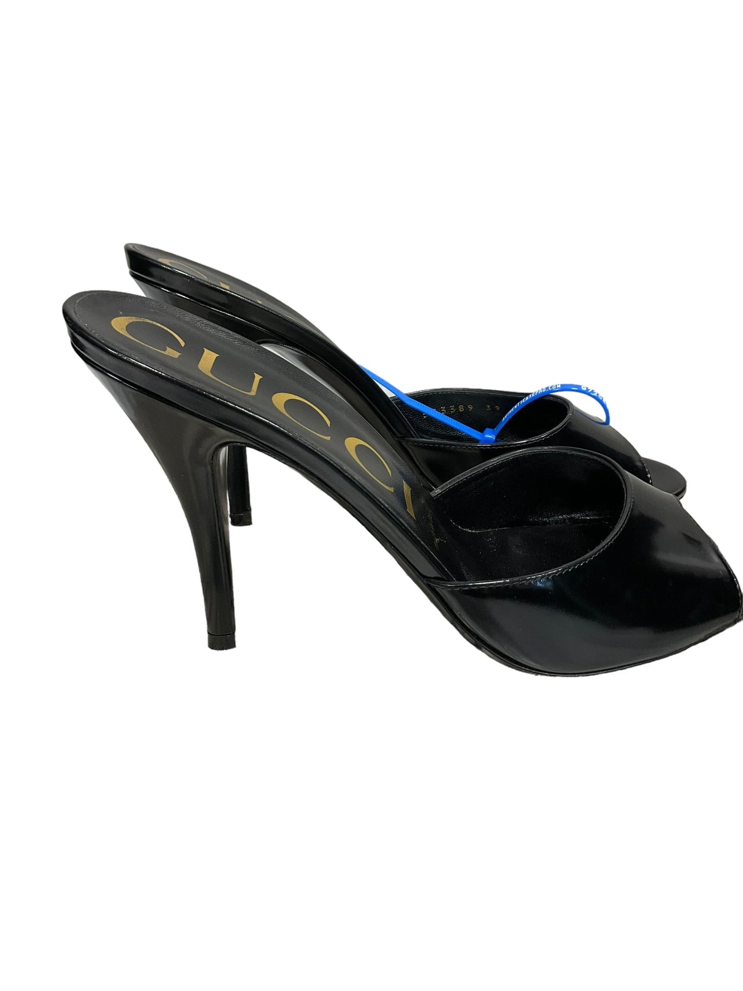 Black Shoes Designer Gucci, Size 8.5