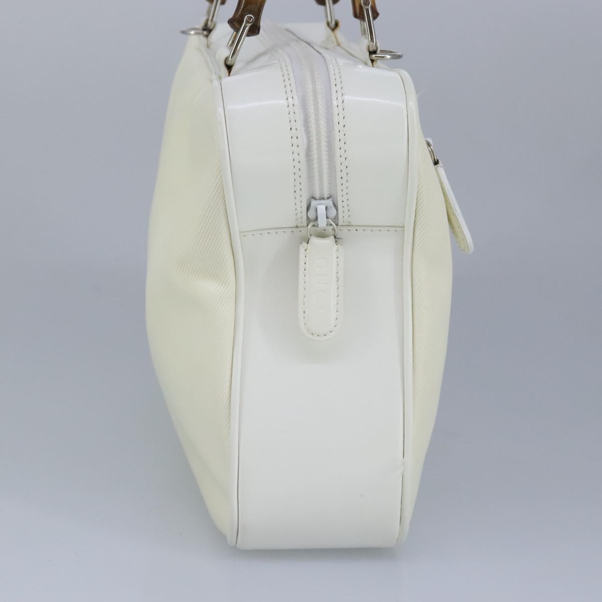 Gucci Bamboo Beige Synthetic Handbag