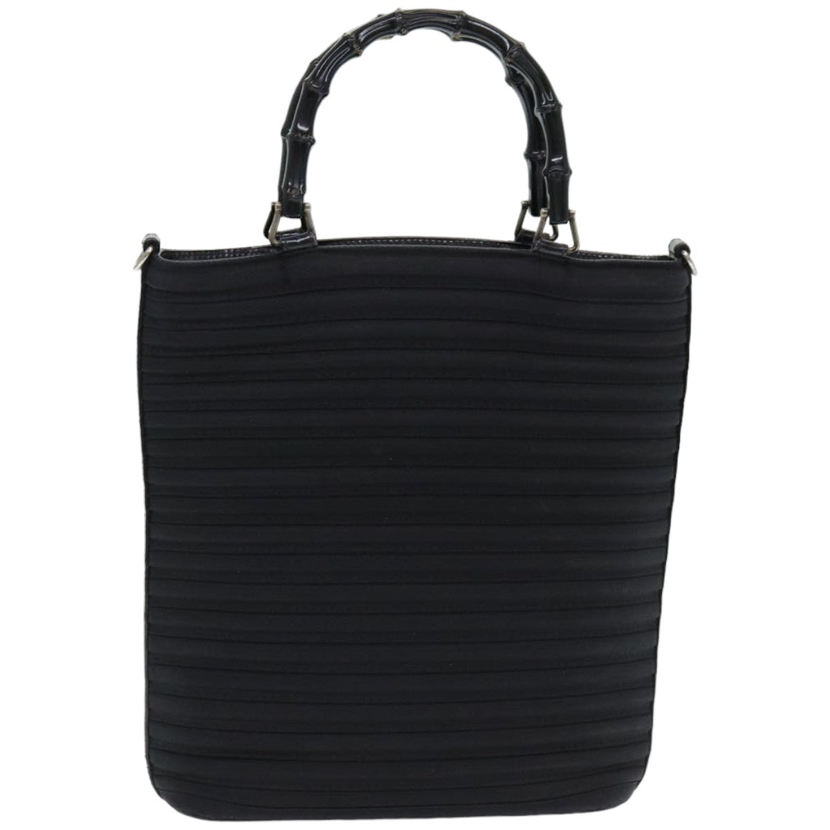 Gucci Bamboo Black Synthetic Handbag