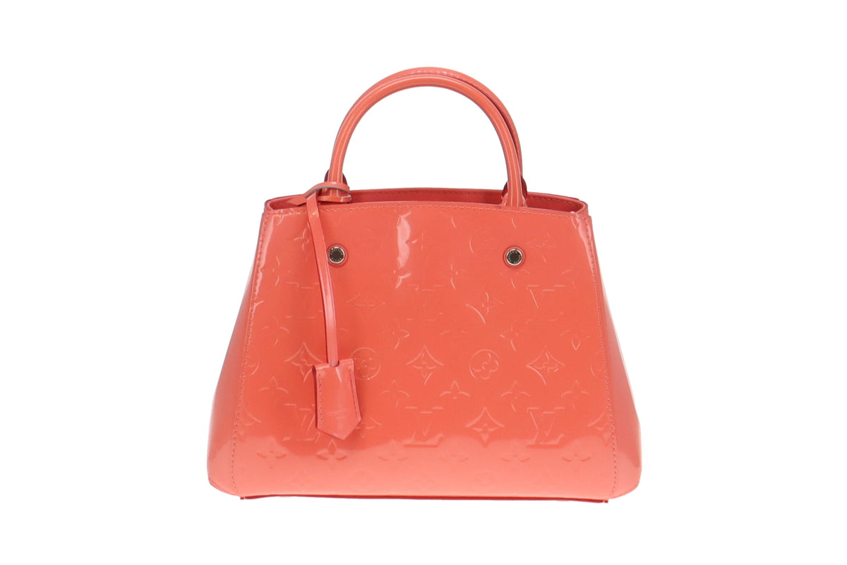 Louis Vuitton Poppy Monogram Vernis Leather Montaigne BB CA4165