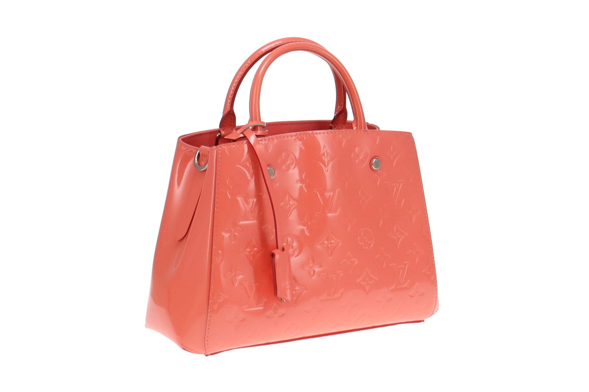 Louis Vuitton Poppy Monogram Vernis Leather Montaigne BB CA4165