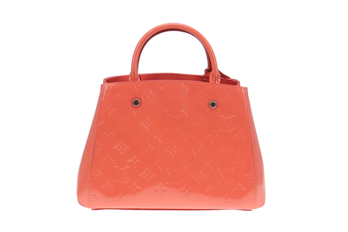 Louis Vuitton Poppy Monogram Vernis Leather Montaigne BB CA4165