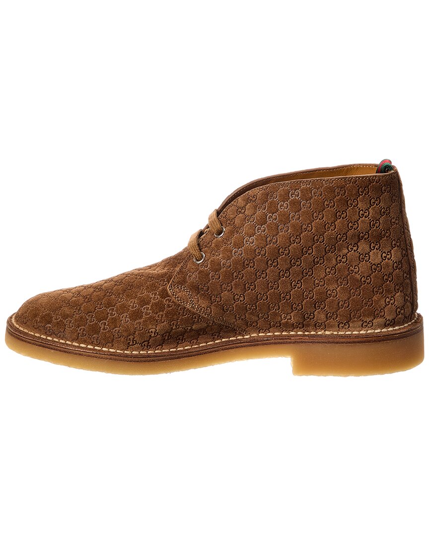 Gucci Gg Suede Bootie
