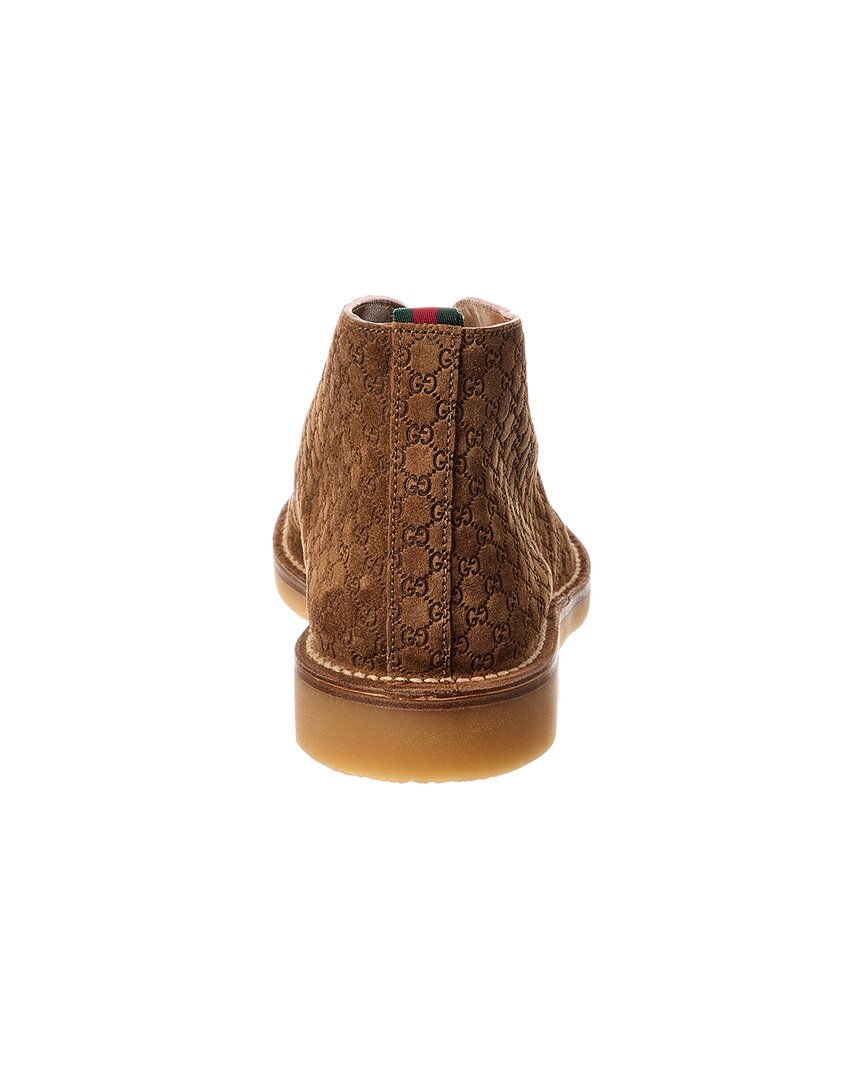 Gucci Gg Suede Bootie
