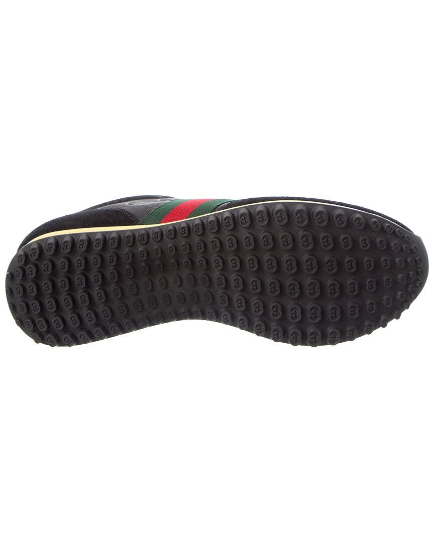 Gucci Re-Motion Gg Canvas & Suede Sneaker