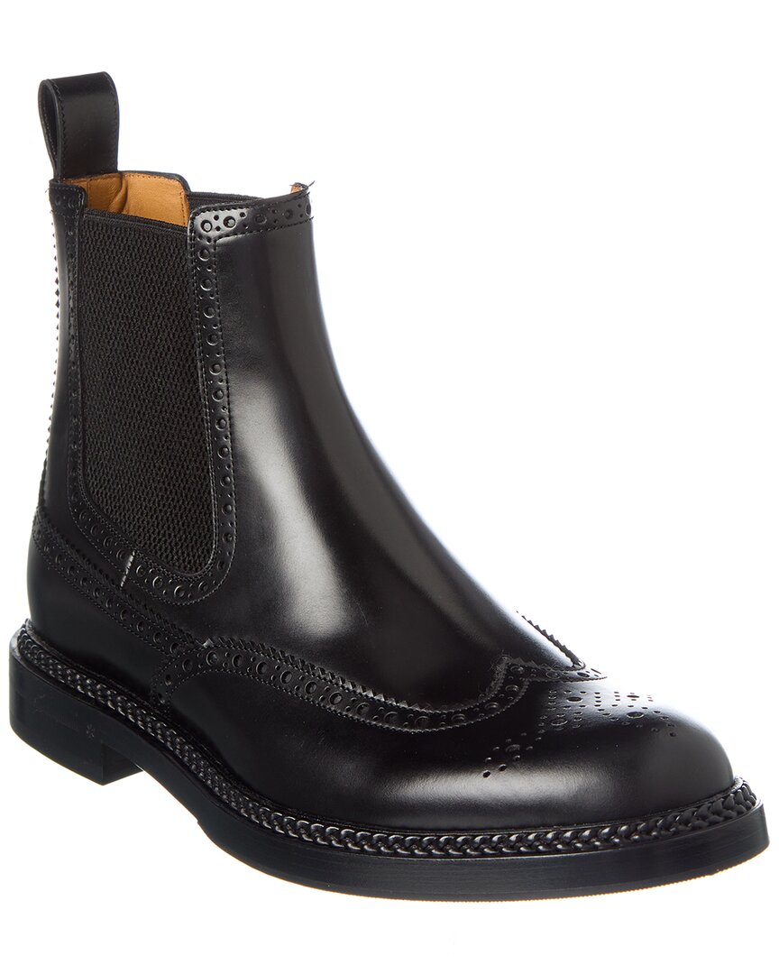 Gucci Leather Boot 7 Black