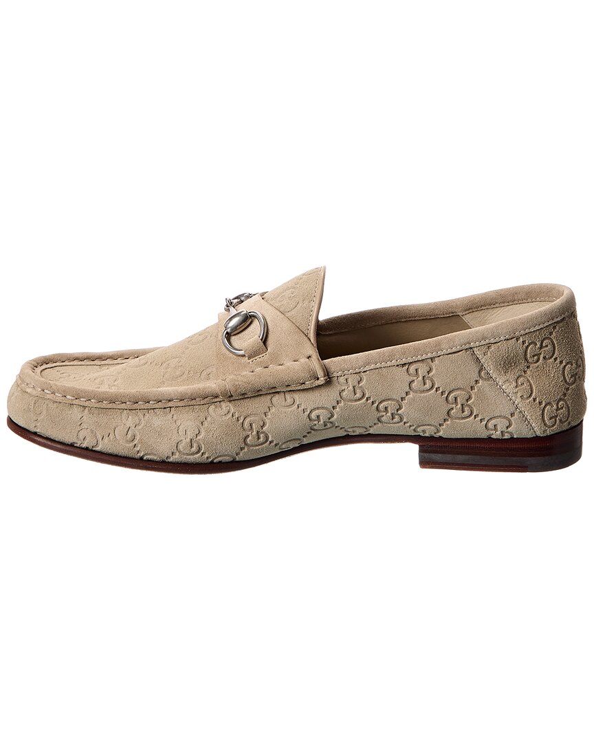Gucci Horsebit 1953 Gg Suede Loafer
