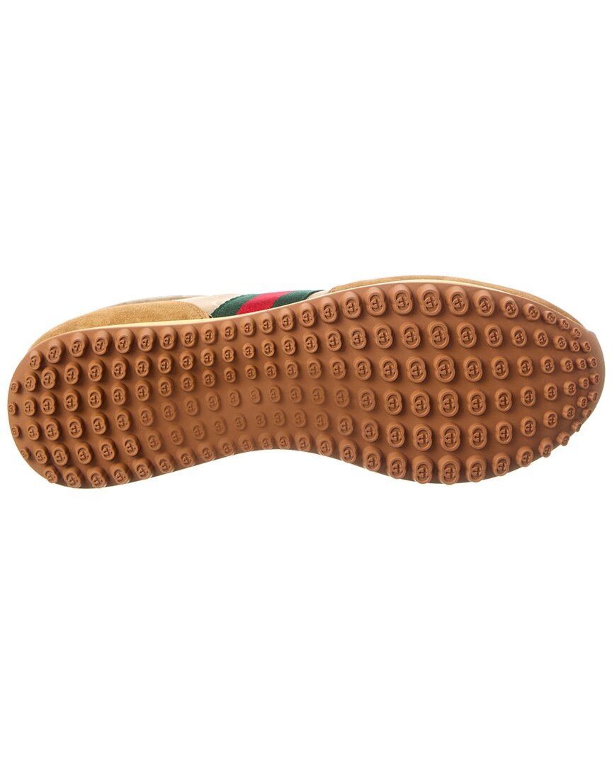 Gucci Re-Motion Gg Canvas & Suede Sneaker