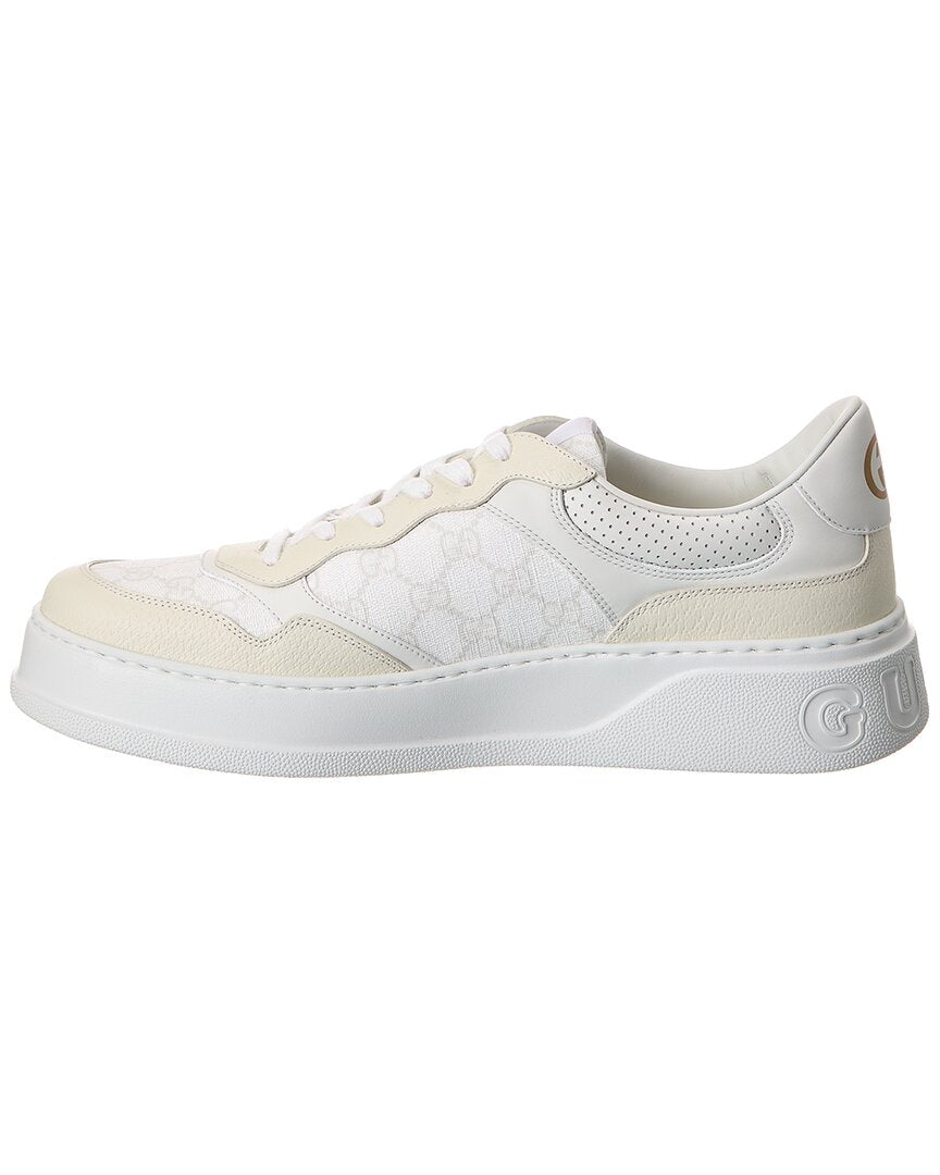 Gucci Gg Supreme Canvas & Leather Sneaker