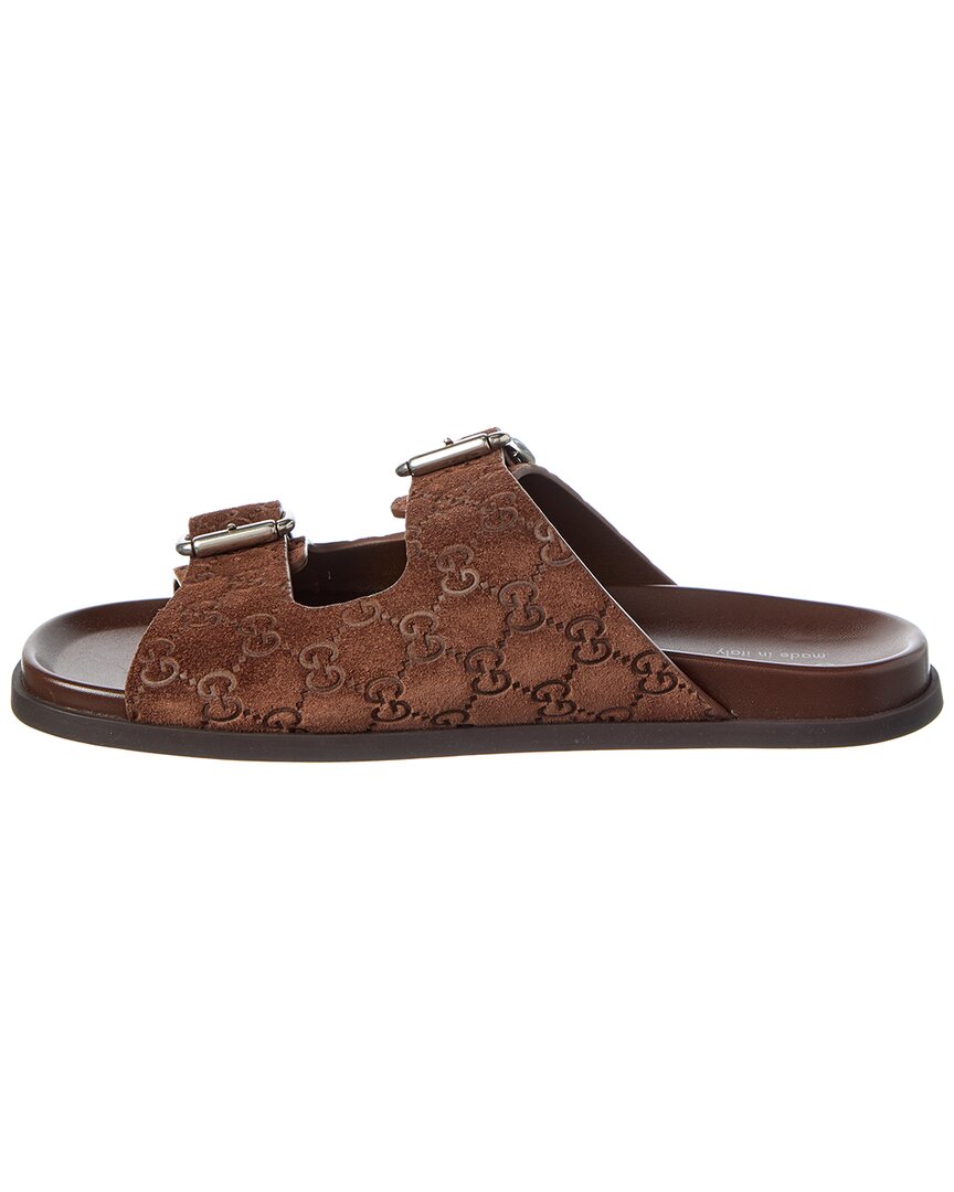 Gucci Gg Suede Slide