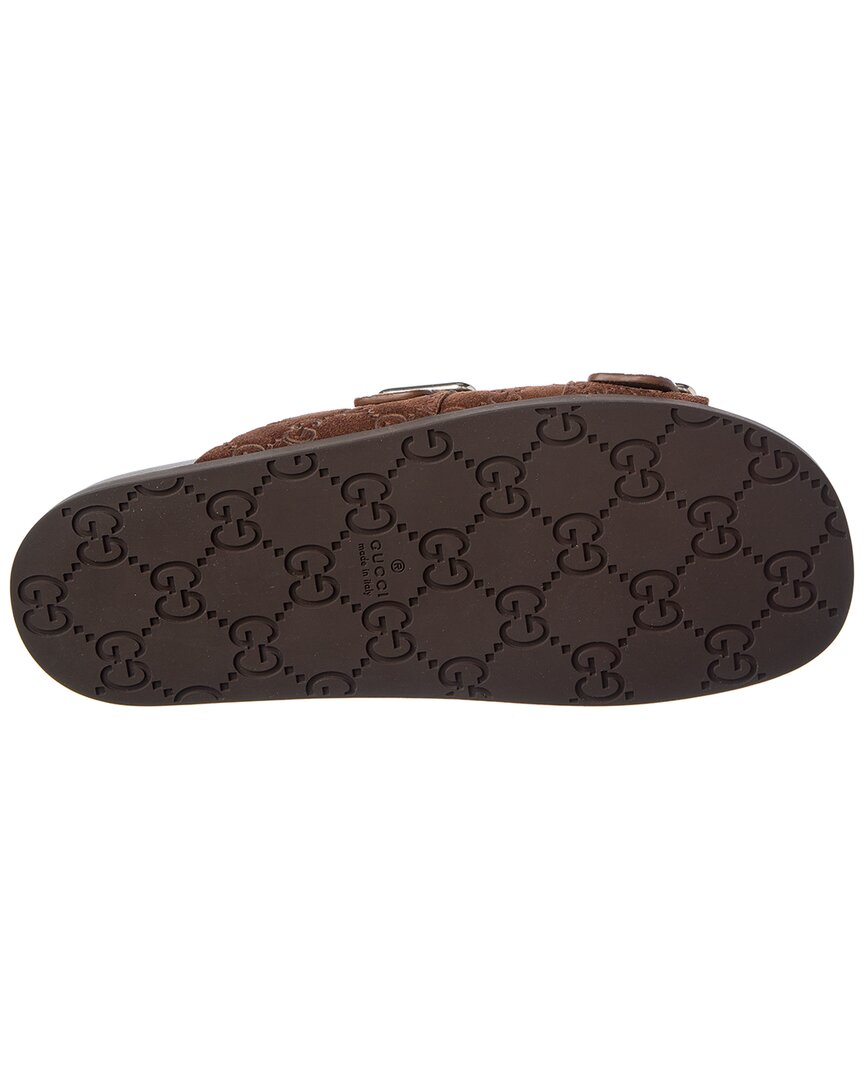 Gucci Gg Suede Slide