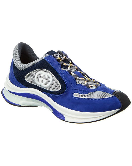 Gucci Run Suede Sneaker 7 Blue
