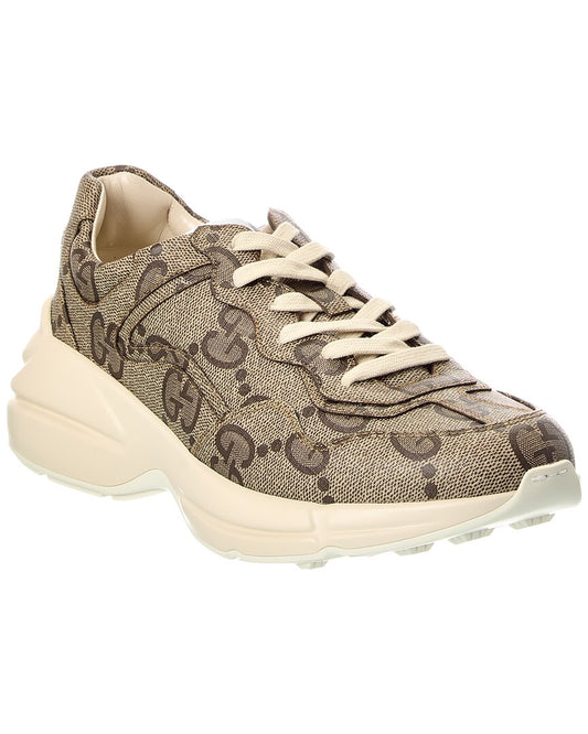 Gucci Rhyton 100 Gg Supreme Canvas Sneaker