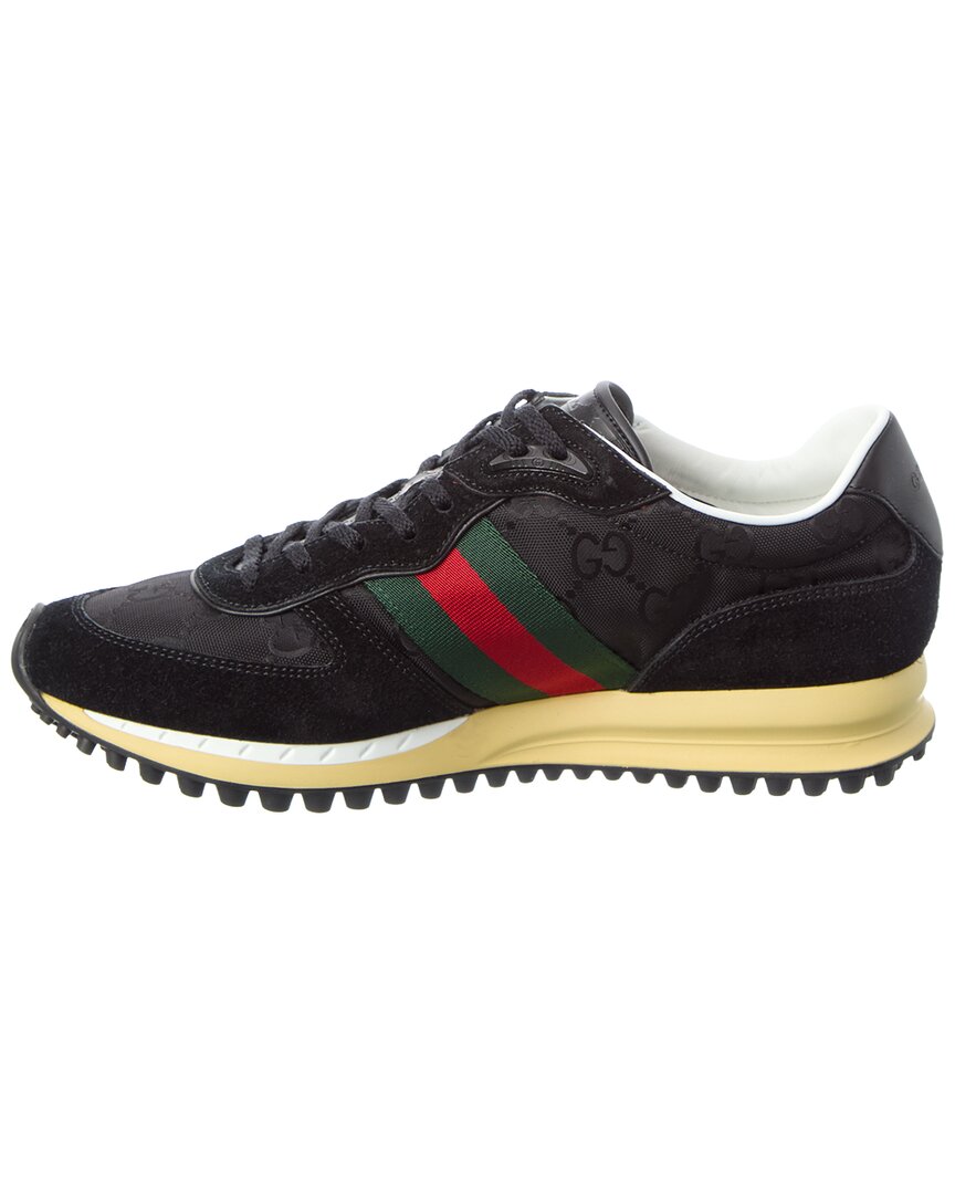 Gucci Re-Motion Gg Canvas & Suede Sneaker