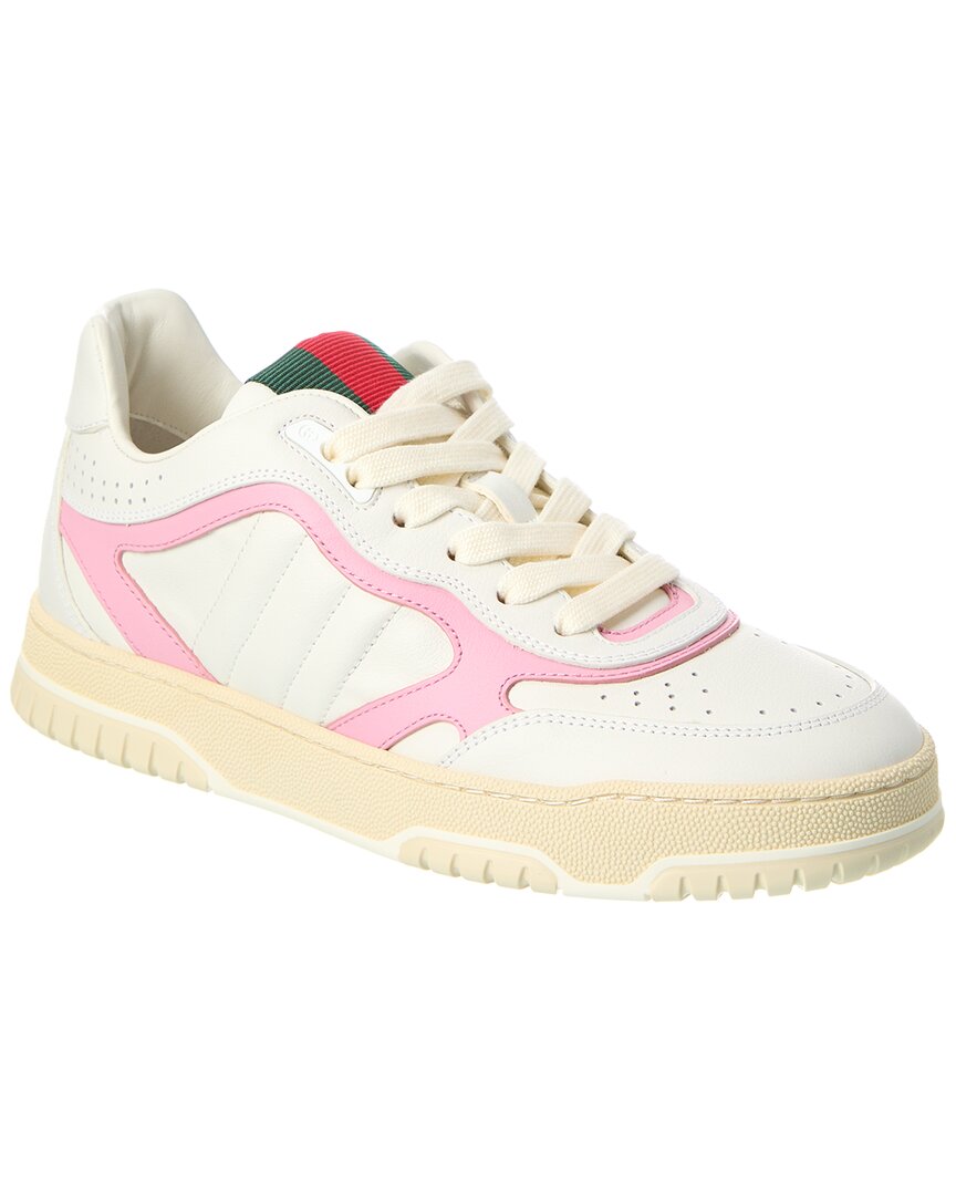 Gucci Re-Web Leather Sneaker White