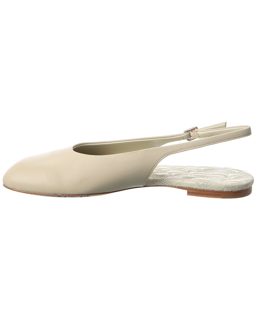 Burberry Baby Leather Slingback Flat
