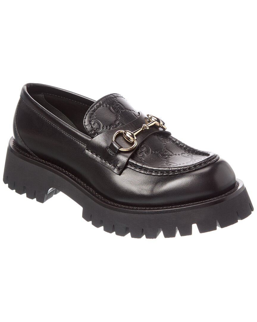 Gucci Horsebit Leather Loafer Black