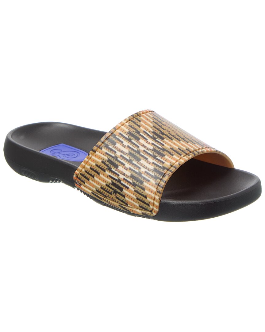 Burberry Check Dive Slide 37 Brown Multi