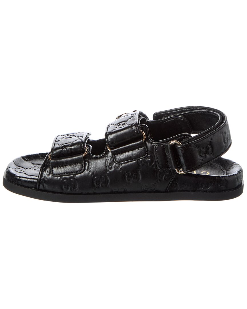 Gucci Double G Leather Sandal