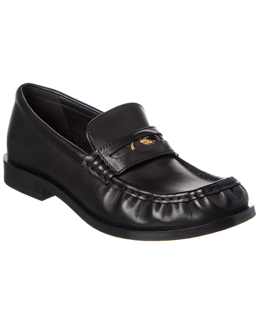 Burberry Leather Loafer Black