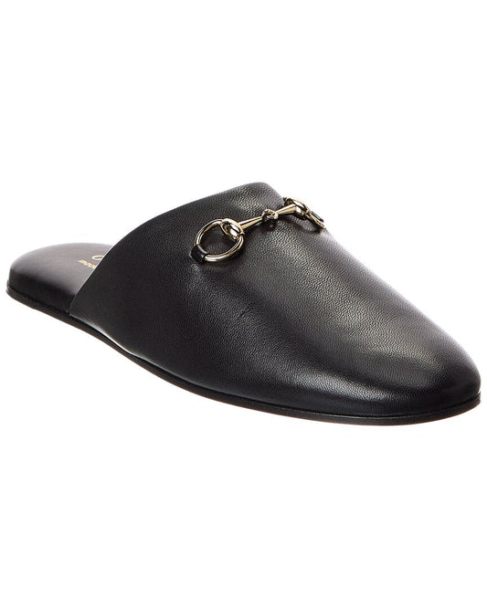 Gucci Horsebit Leather Mule