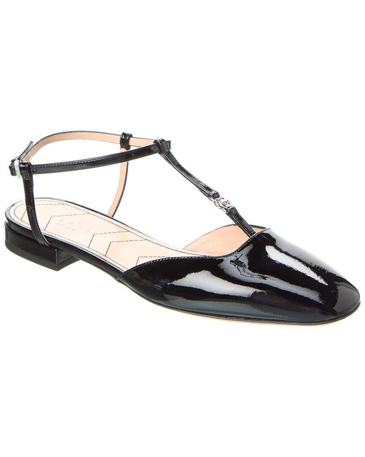 Gucci Double G Patent Ballet Flat Black 35