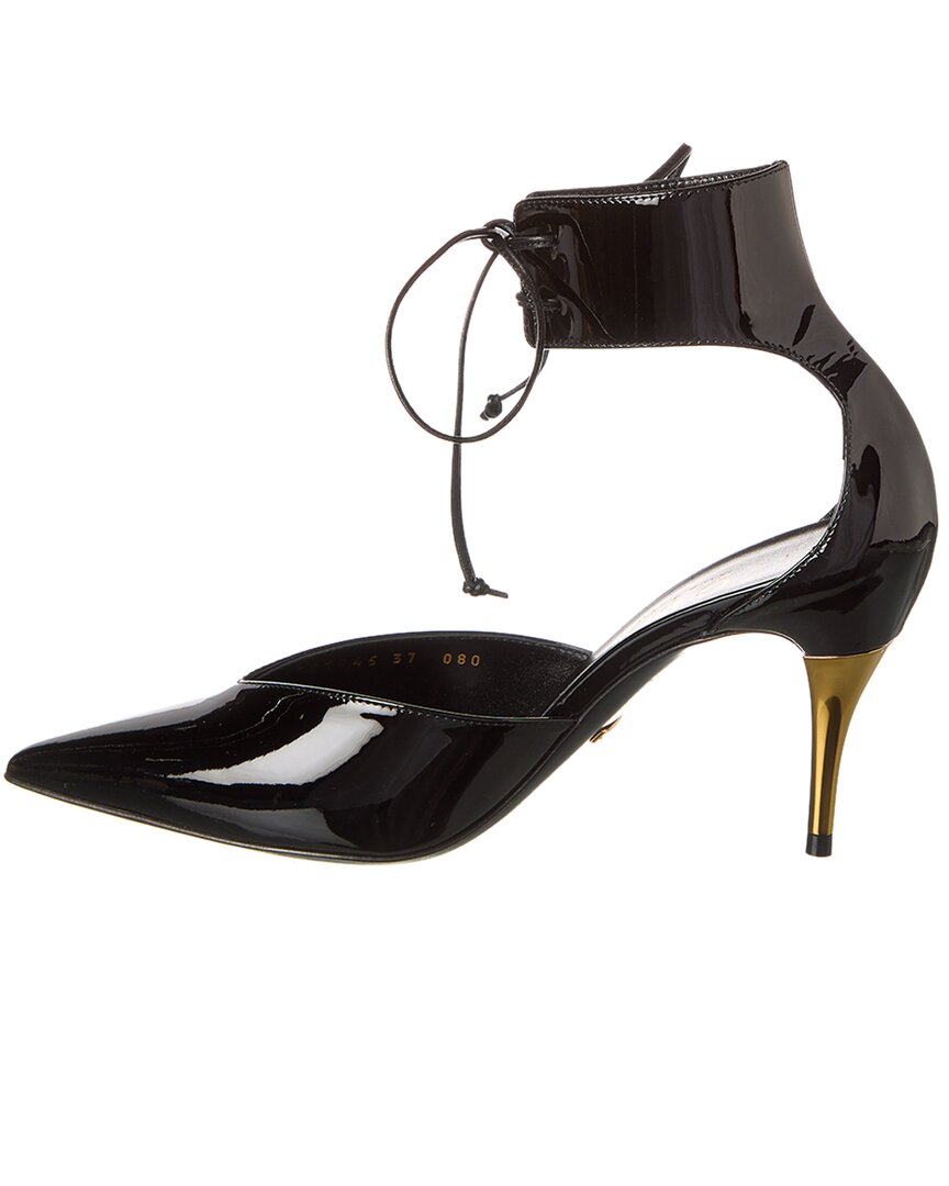 Gucci Gg Patent Pump