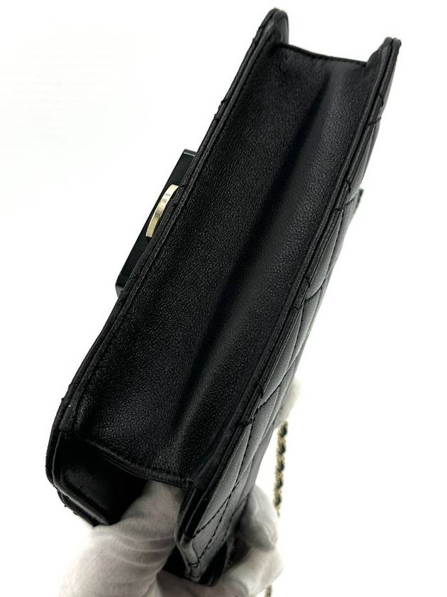 Lambskin Beauty Rock Flap Bag Shoulder Small Chanel