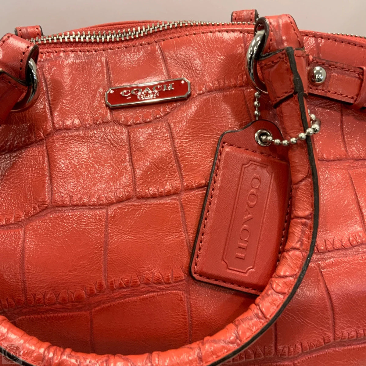 Handbag Designer By Coach, Size: Large
