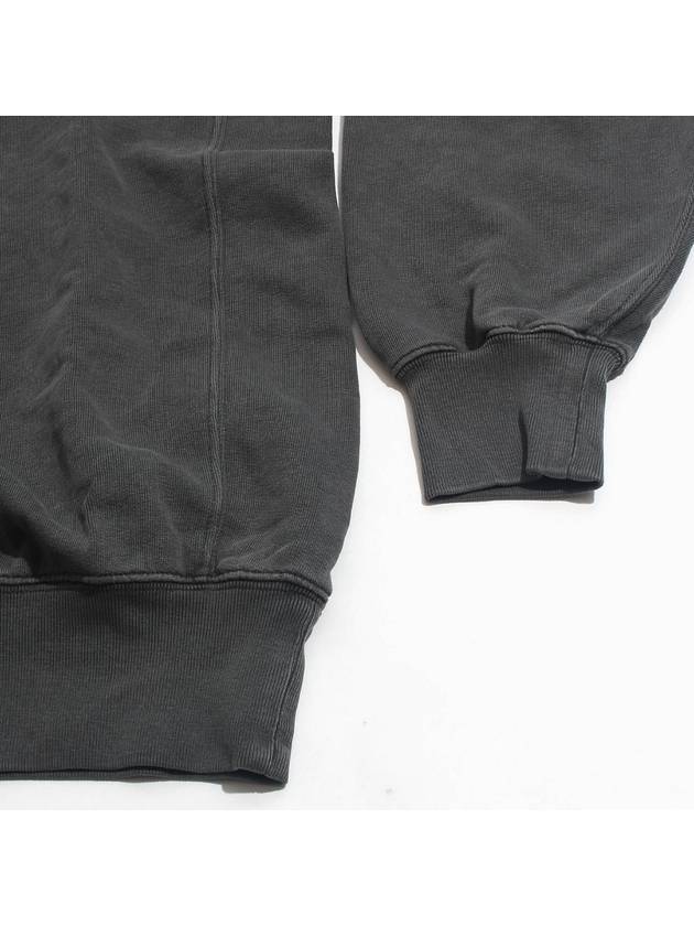 Luxury Balenciaga  This Not Logo Cotton Sweatshirt Black