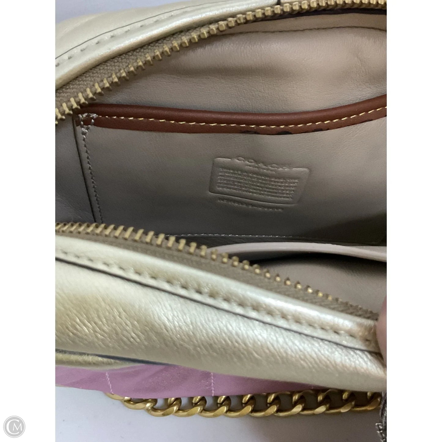 Crossbody Designer By Coach, Size: Small