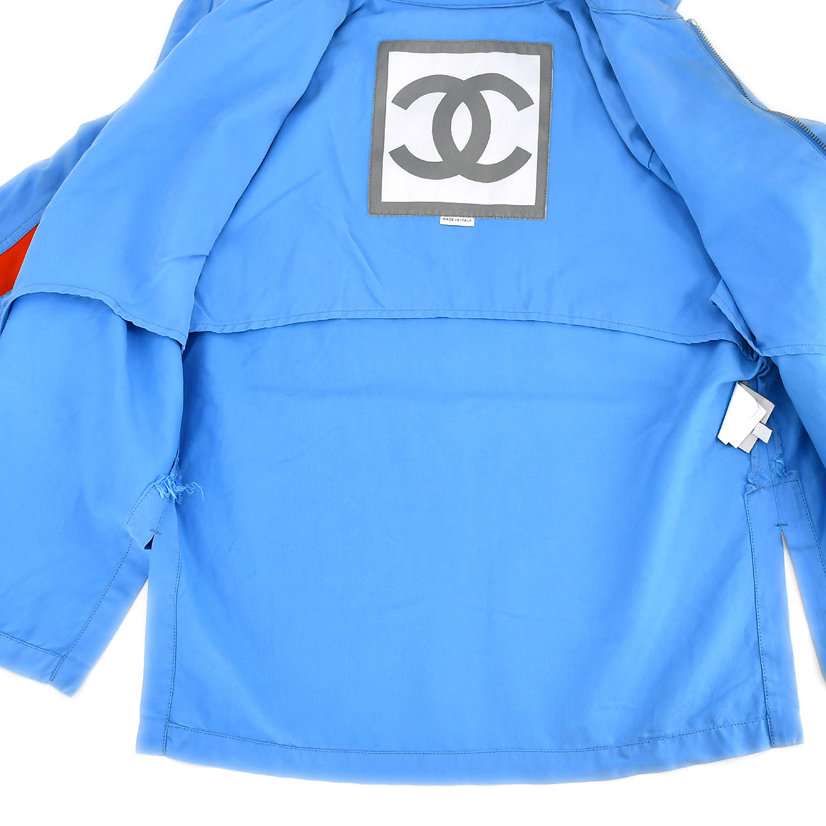 Chanel Sport Line Zip Up Jacket Light Blue 02S #38
