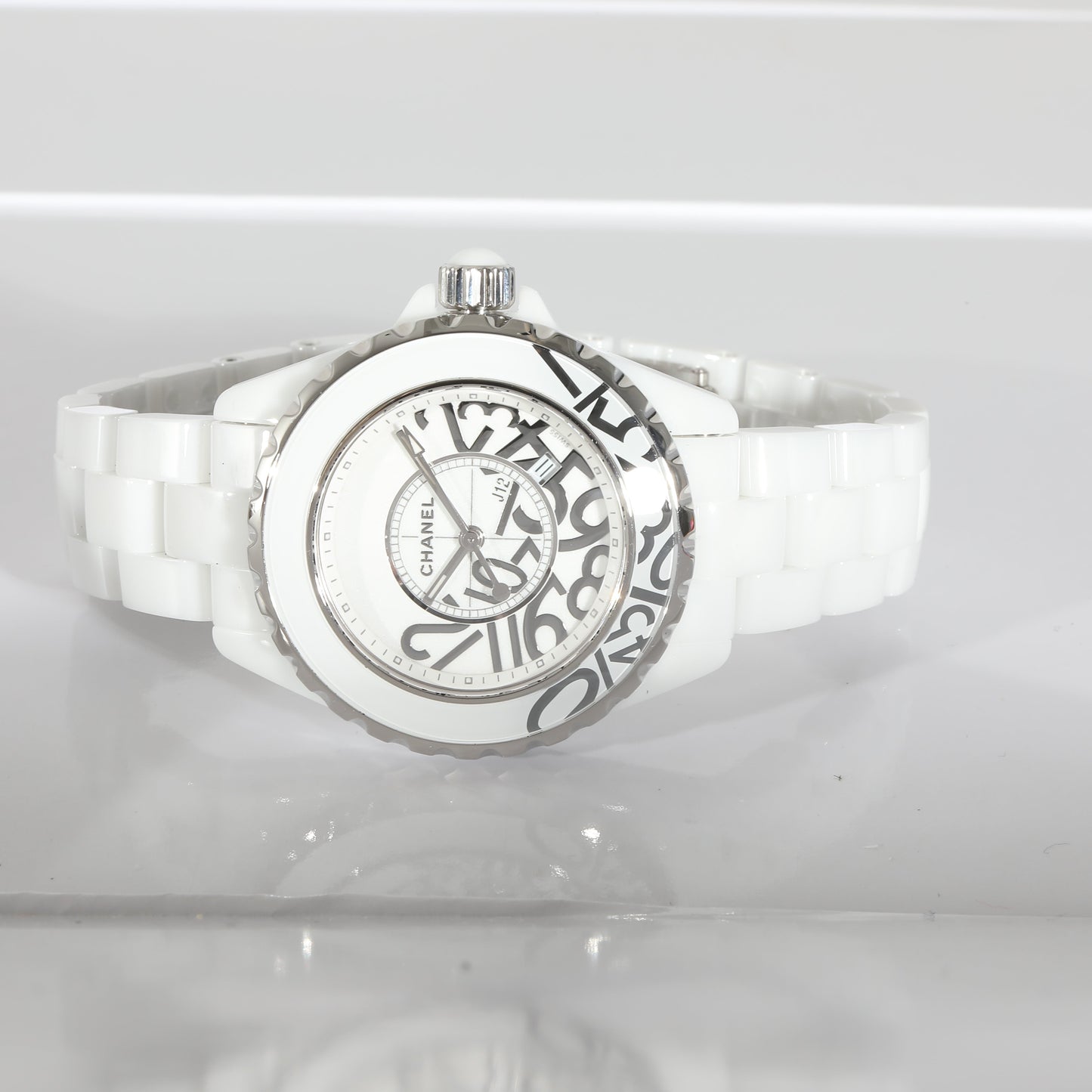 CHANEL J-12 Grafitti H5239 Women's Watch in Ceramic