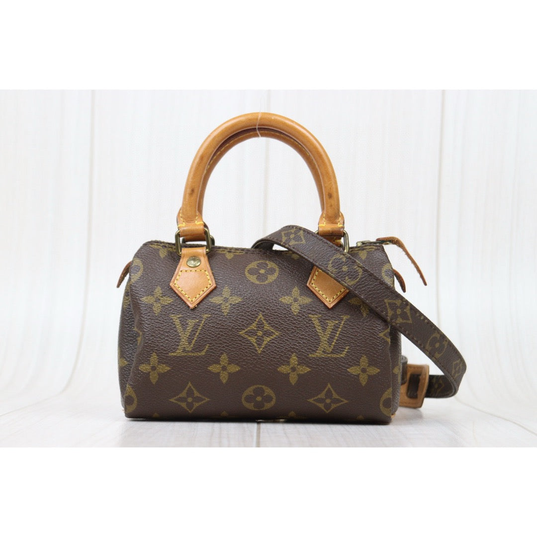 Good ( Rank AB)｜ LV Monogram Mini Speedy Handbag With Shoulderstrap｜25030607