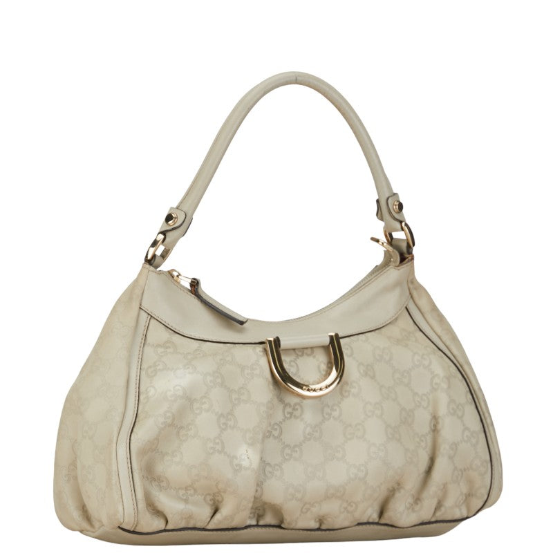 Gucci Abbey One-Shoulder Handbag 190525 Ivory White Leather  Gucci