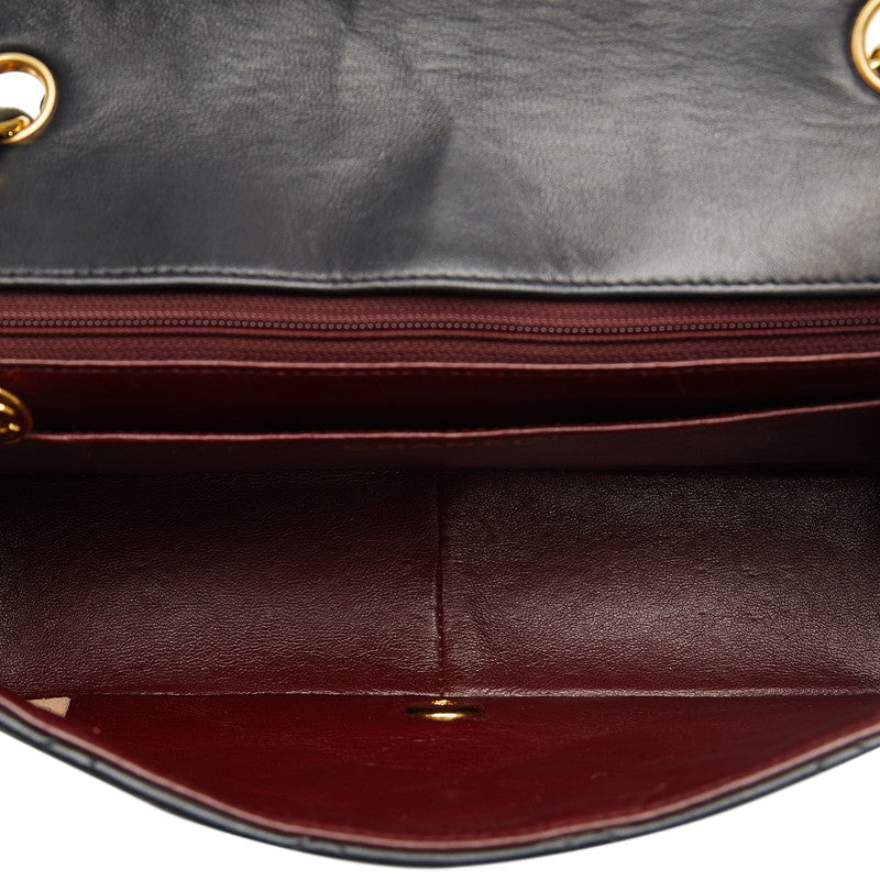 Chanel Matrases Cocomark Diana 25 Chain houlder Bag Black Leather  Chanel