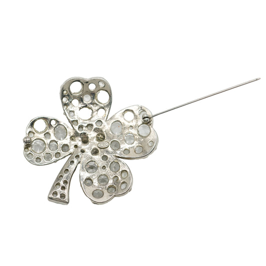 CHANEL 2007 Palladium Plated Brooch