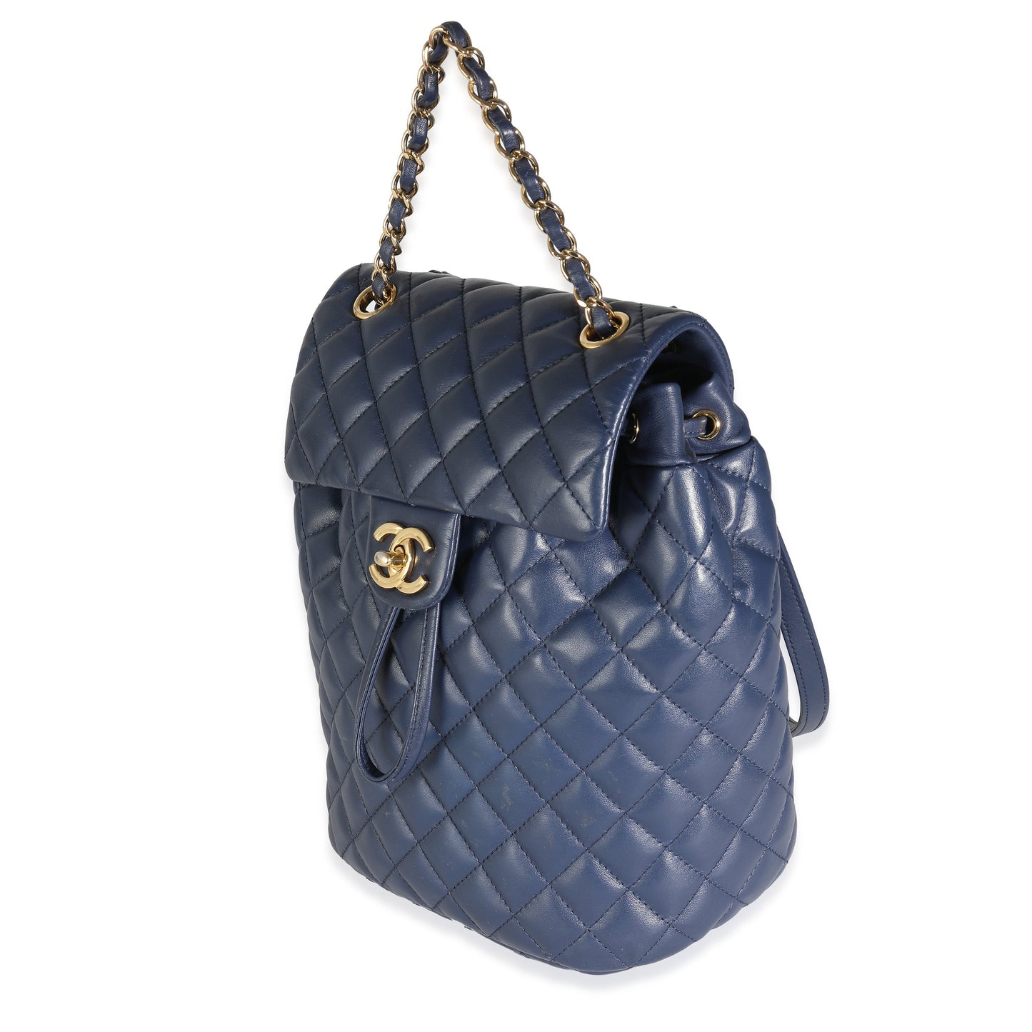 Top Quality Chanel Navy Quilted Lambskin Small Urban Spirit Backpack