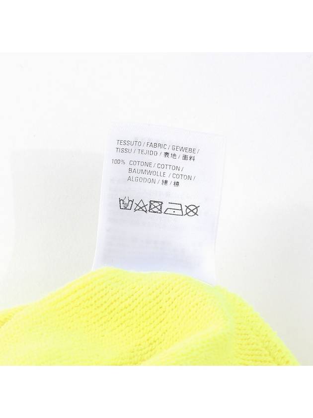 Luxury Balenciaga  Crew Logo Print Oversized Hoodie Yellow