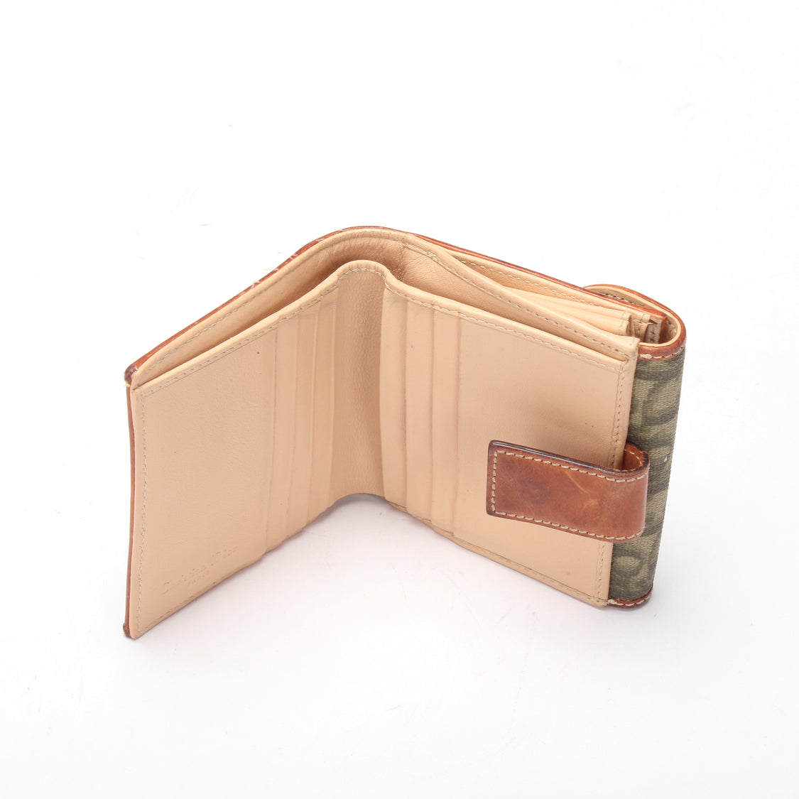 Oblique Canvas Compact Wallet