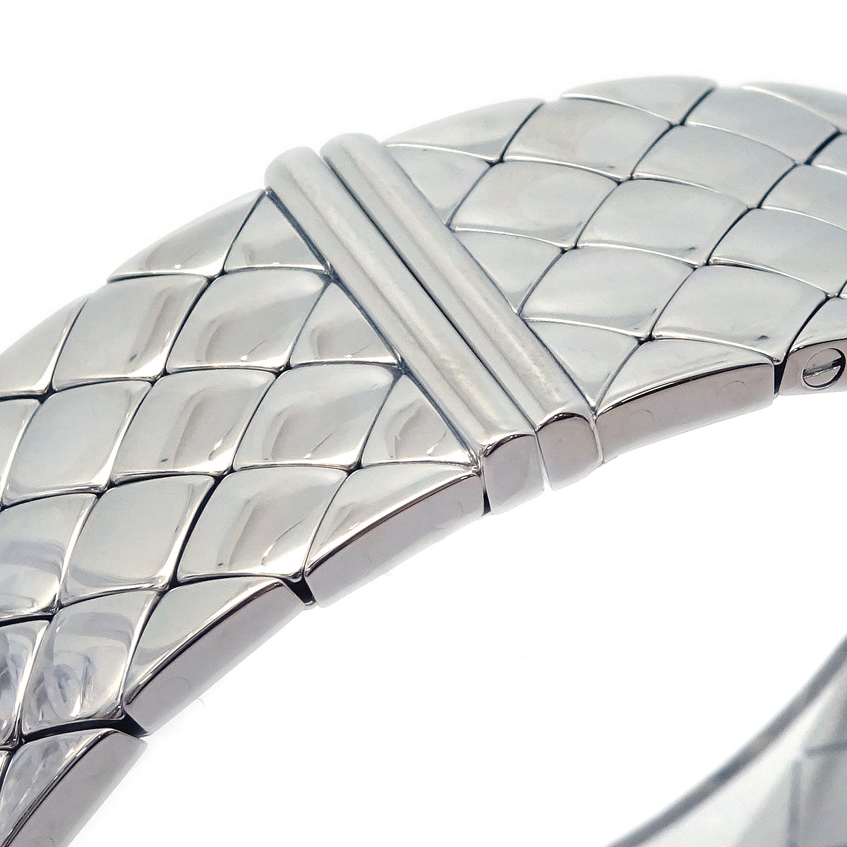 Chanel 1993 Matelasse Watch SS Diamond