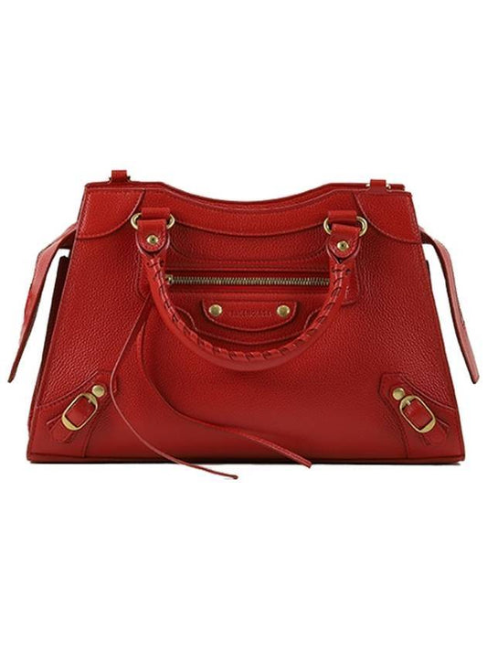 Luxury Balenciaga  Neo Classic Small Tote Bag Red