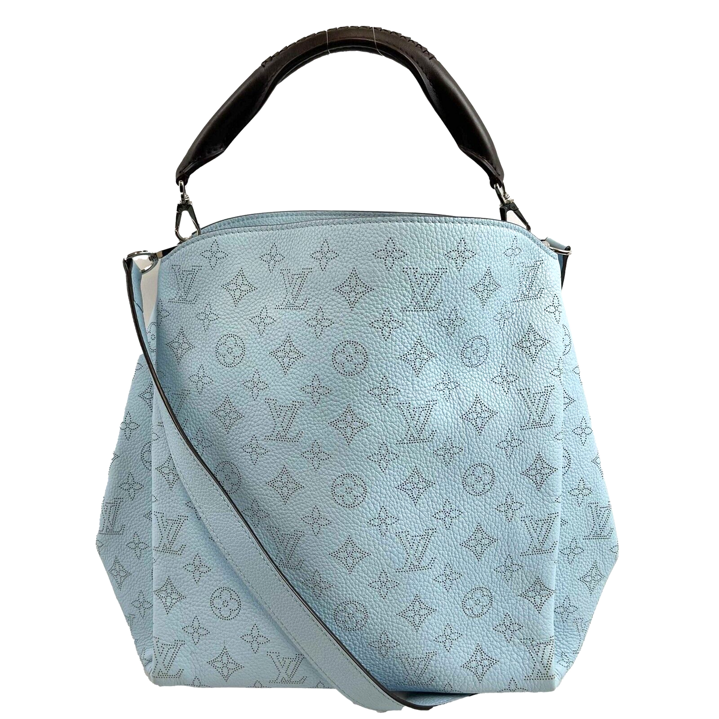 LOUIS VUITTON Babylone PM Crossbody Handbag Mahina Leather 2Way