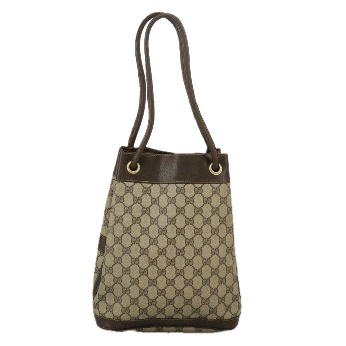 Gucci Sherry Beige Canvas Shoulder Bag
