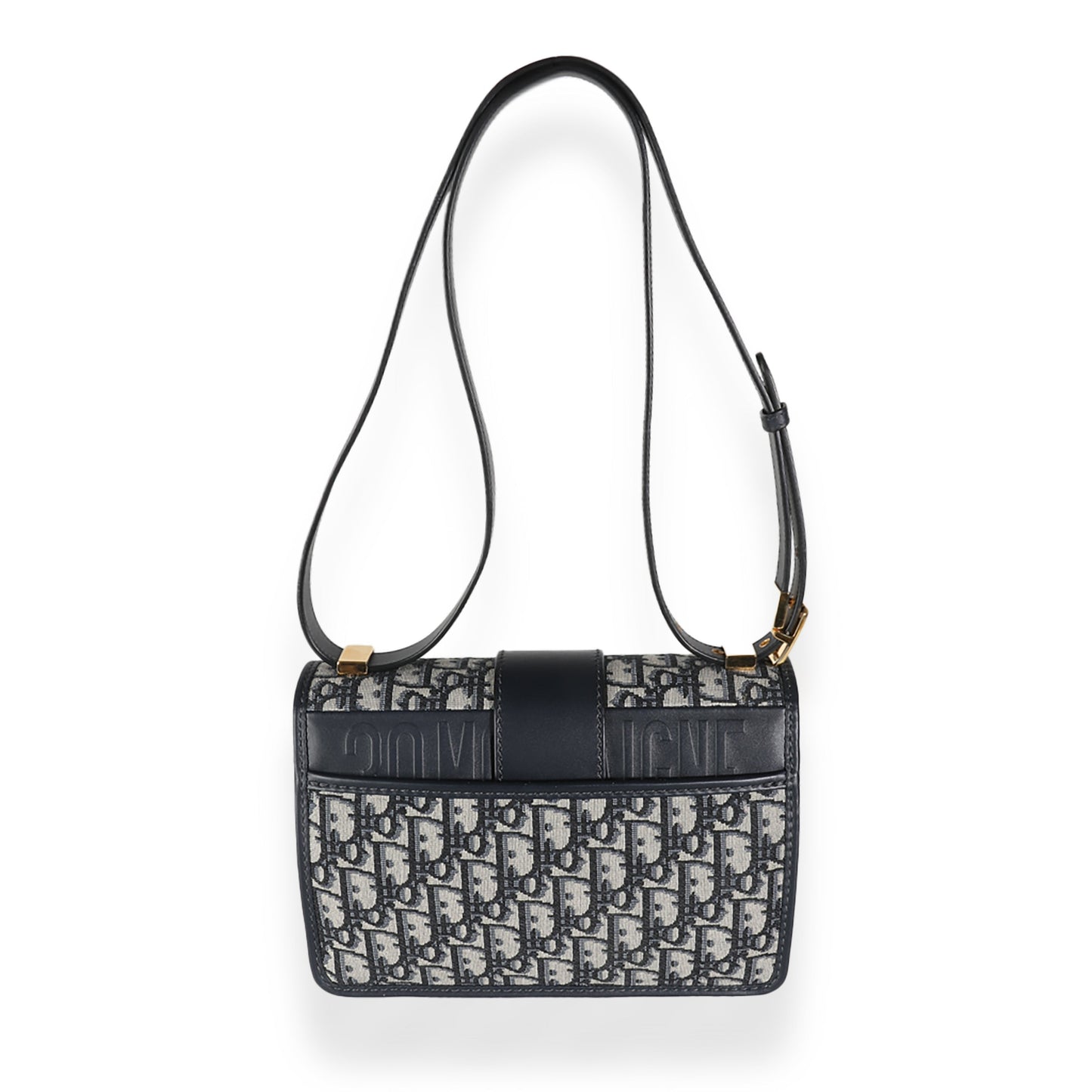 CHRISTIAN DIOR Navy Oblique Jacquard 30 Montaigne