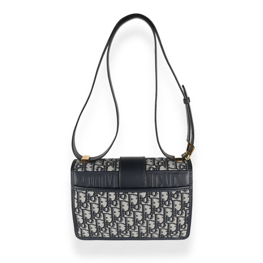CHRISTIAN DIOR Navy Oblique Jacquard 30 Montaigne