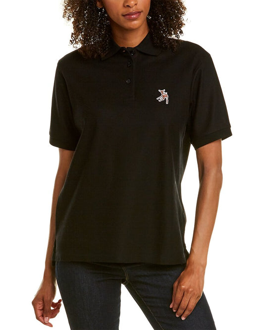 Burberry Pique Polo Shirt Regular 00 (XXS) Black